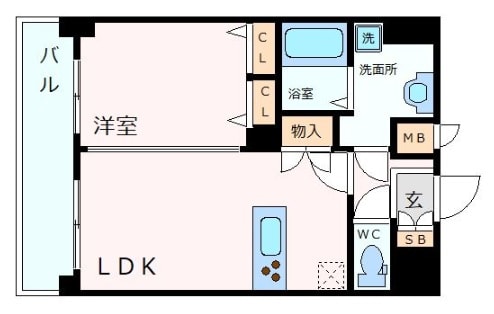 1LDK間取り-min