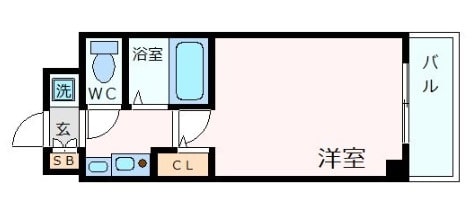 1Kの間取り-min