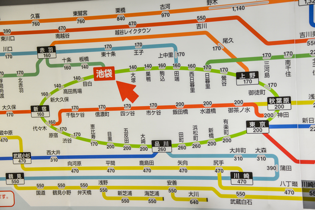 東京　路線図