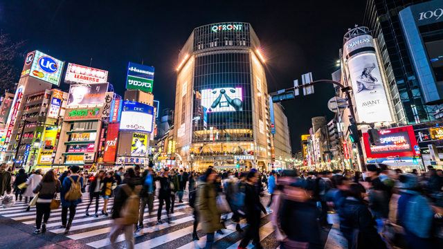 渋谷スクランブル交差点