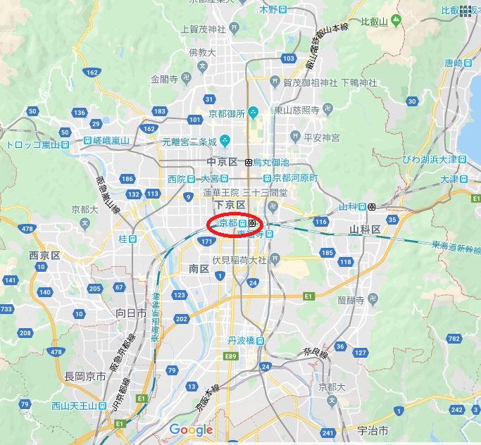 京都　地図